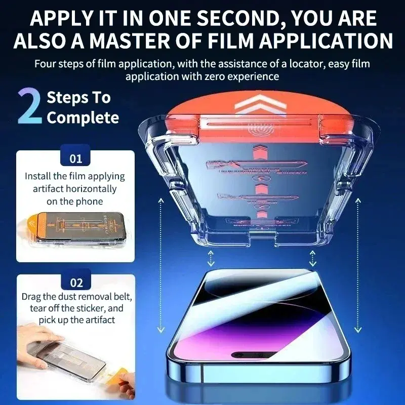 Thumbnail: 3pcs HD Tempered Glass Screen Protectors for iPhone 17 16 Pro Max 15 14 11 12 13