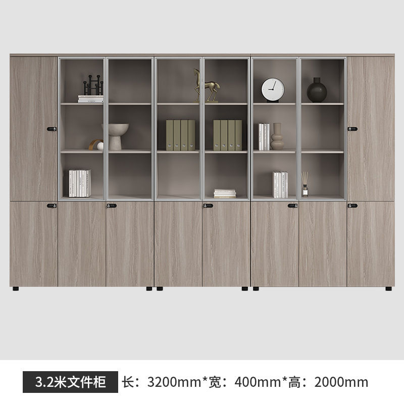 Thumbnail: Office File Cabinet, Wooden File Storage Cabin Cabinet locker With Com