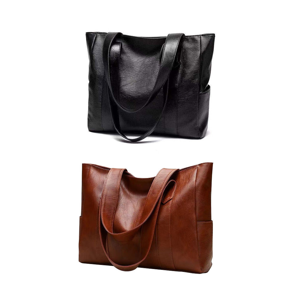 Thumbnail: Women'S Large Capacity Tote Bag Single Shoulder Handbag Soft Leather Bag Gift F