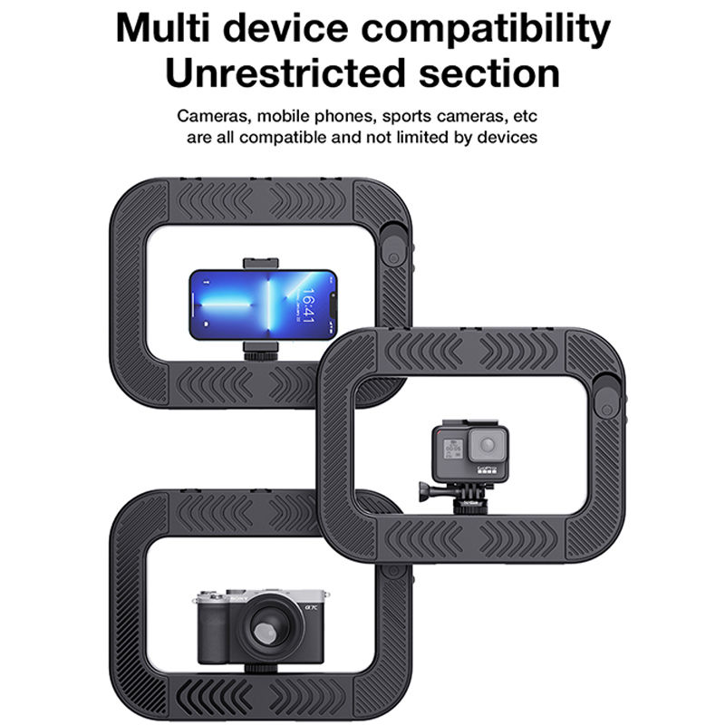 Thumbnail: Handheld Ring LED Rechargeable Fill light Portable Mobile Phone Live Broadcast P