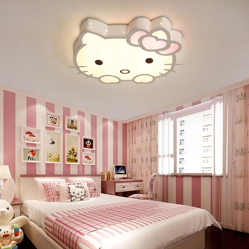 Thumbnail: Lovely cat decoration home children bedroom decor smart led lamps ceiling lights