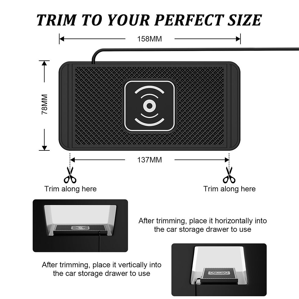 Thumbnail: Wireless Charger Can Cut 15W Intelligent Automatic Sensing Suitable For Android,