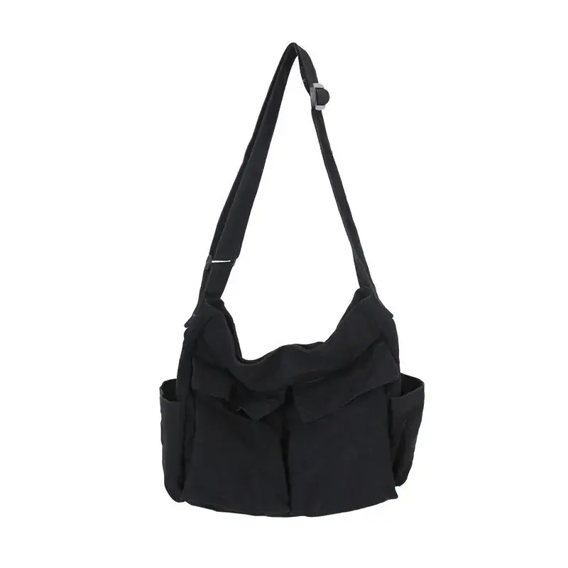 Thumbnail: Women's School Messenger Bags For Women Shoulder Ladies Designer Handbag Solid L