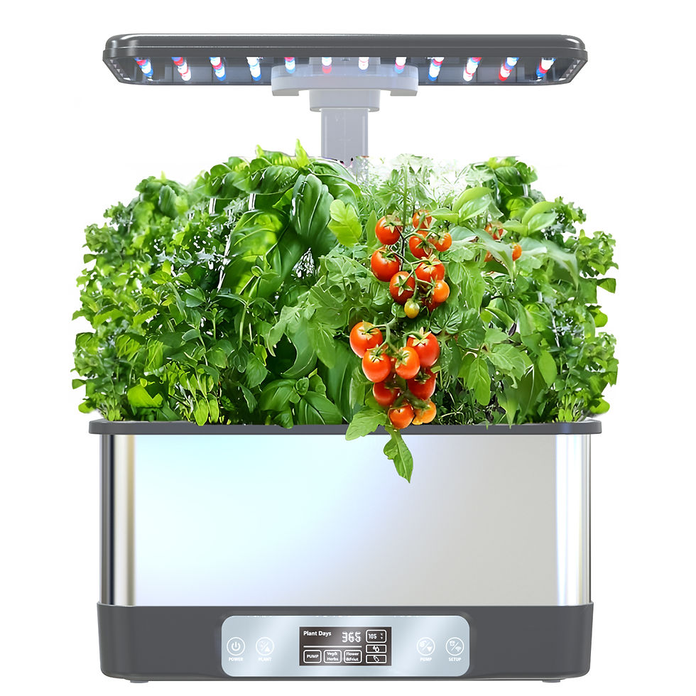 Thumbnail: Smart Hydroponic System with LED Light 8 Holes Hydroponics Growing Kit APP Contr