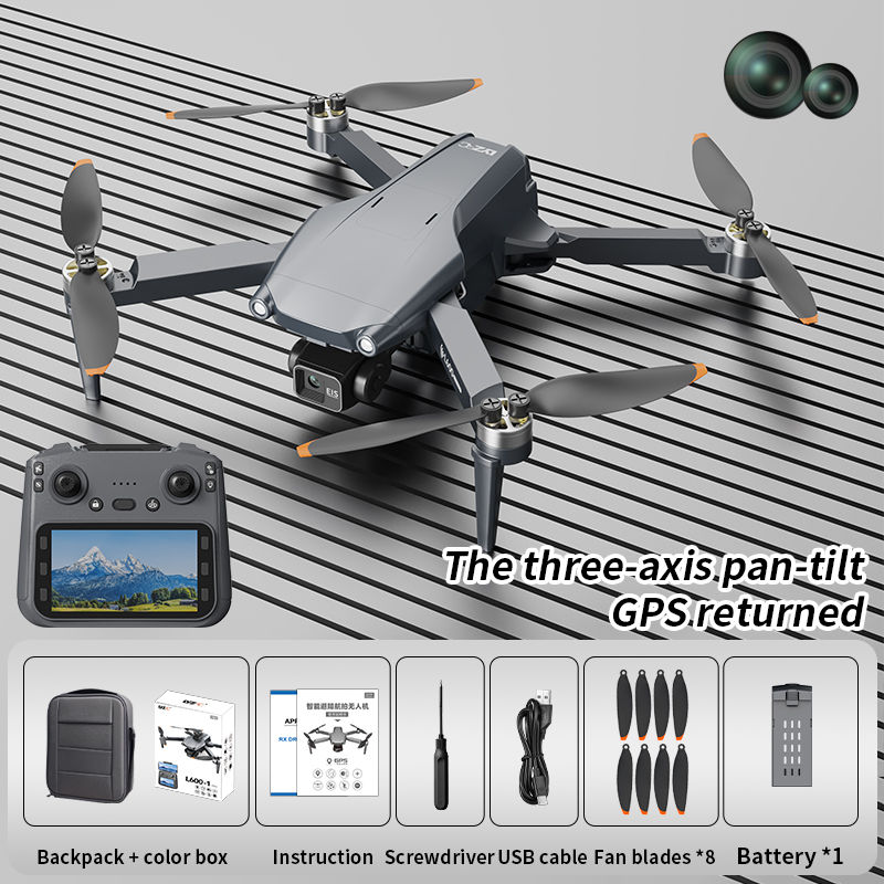 Thumbnail: New L600-1 Drone with UHD Camera Brushless Motor Intelligent Obstacle Avoidance