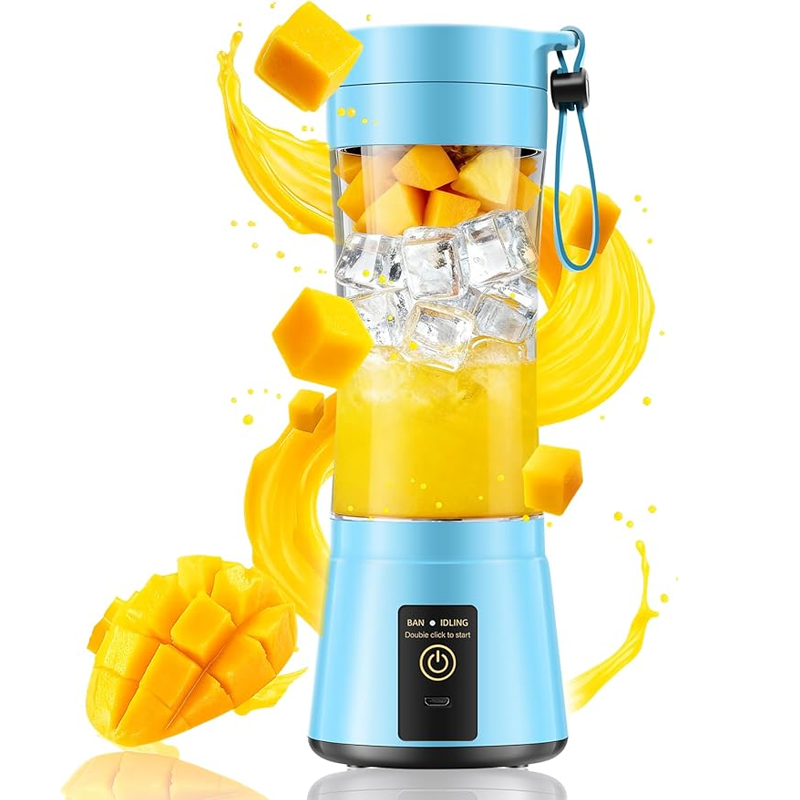 Thumbnail: Portable Blender Fruit Juicer USB Rechargeable Stainless Steel Blade Can Make Mi
