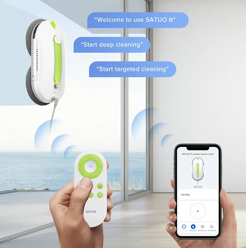 Thumbnail: Clean A Window in 60 Seconds APP+Remote Control Smart Water Spray Electric Windo