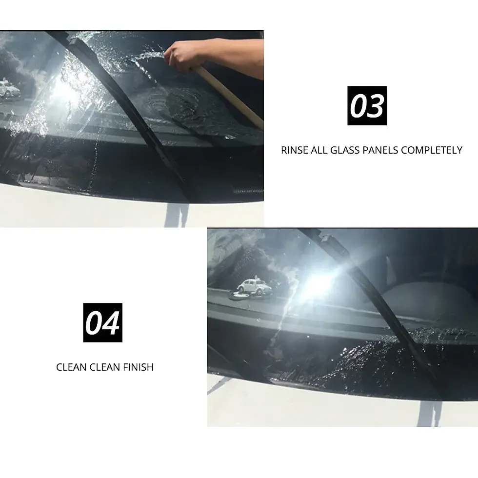 Thumbnail: Car Window Windshield Cleaning Sponge Remove Oil Film Surface Scratches Repair P