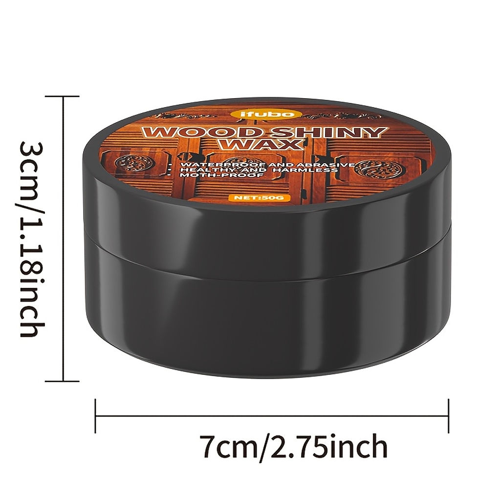 Thumbnail: IFUBO Wood Shiny Wax - 50G Glossy Furniture & Floor Polish, Waterproof, Anti-Cra