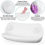 Thumbnail: Bathtub Pillow with Non-slip Suction Cup Waterproof PU Soft Bath Pillow for Tub 