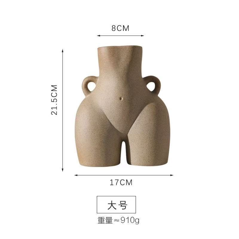 Thumbnail: Creative Ceramic Vase Retro Home Decor Elegant Desktop Flower Pot Room Decoratio