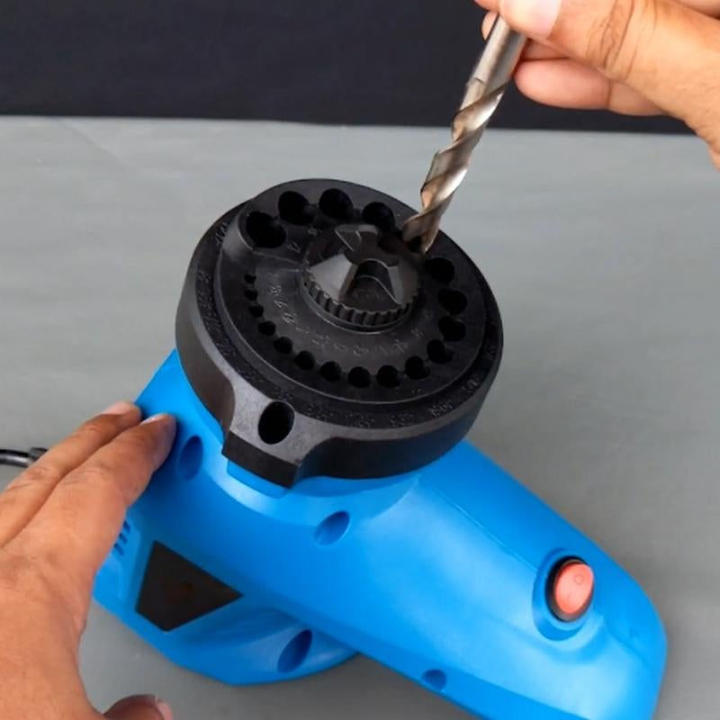 Thumbnail: Power Drill Bit Sharpener for Twist Bits 3 to12 mm 19 Drinding Holes Drill Bit S
