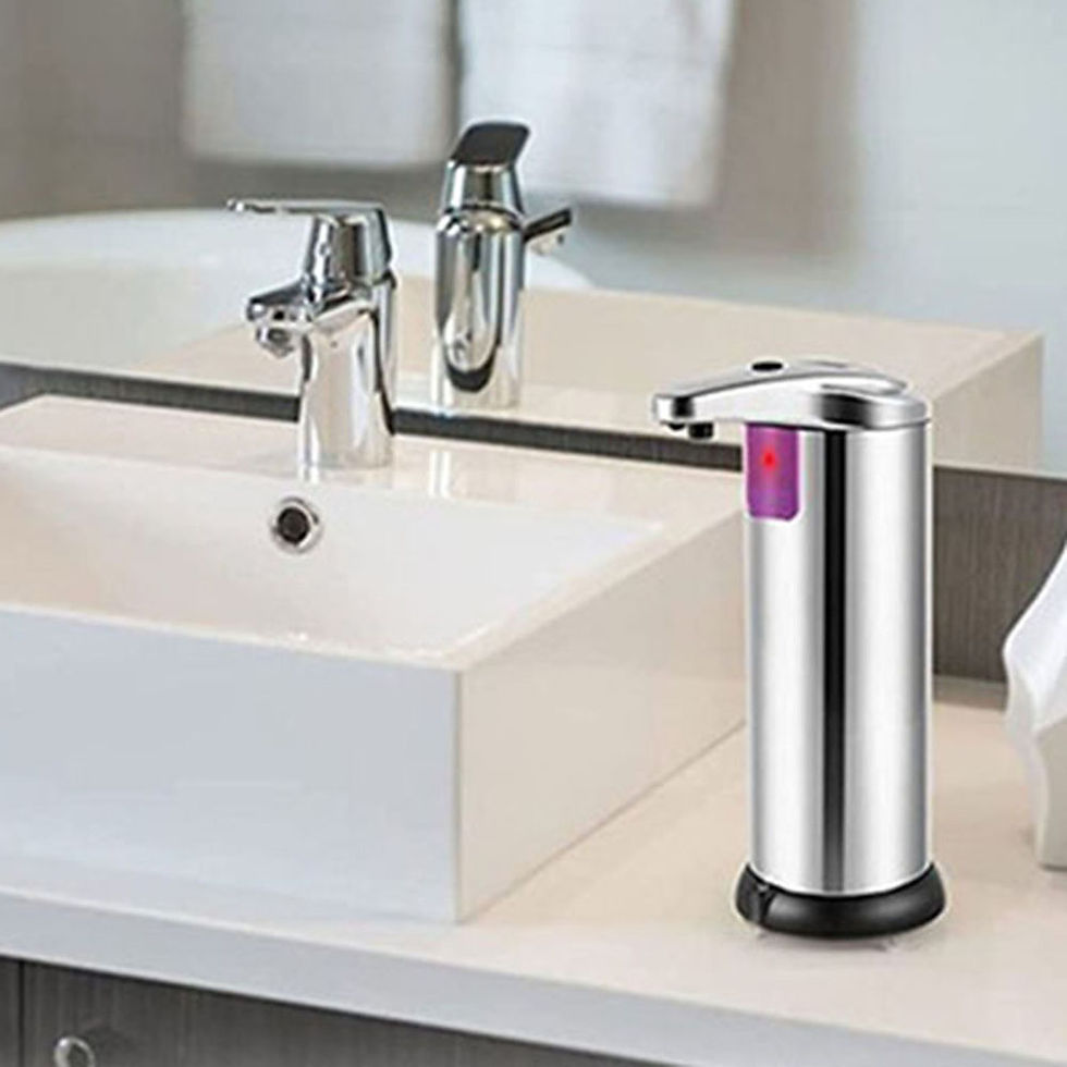 Thumbnail: Smart Induction Soap Dispenser Stainless Steel Automatic Intelligent Liquid Soap