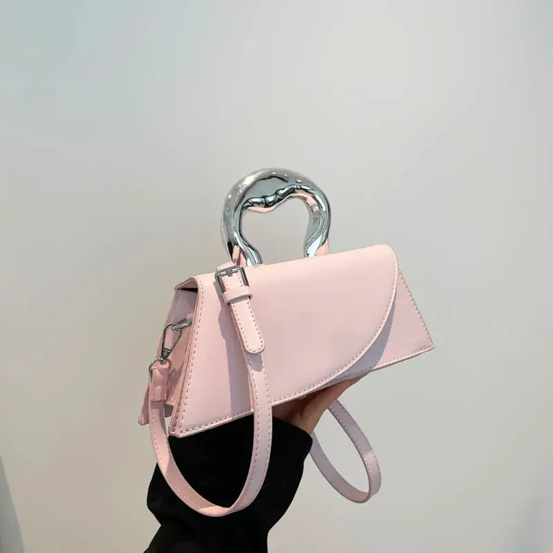 Thumbnail: Small Tote Pu Leather Lady Bag For Women Luxury Designer Small Shoulder Crossbod