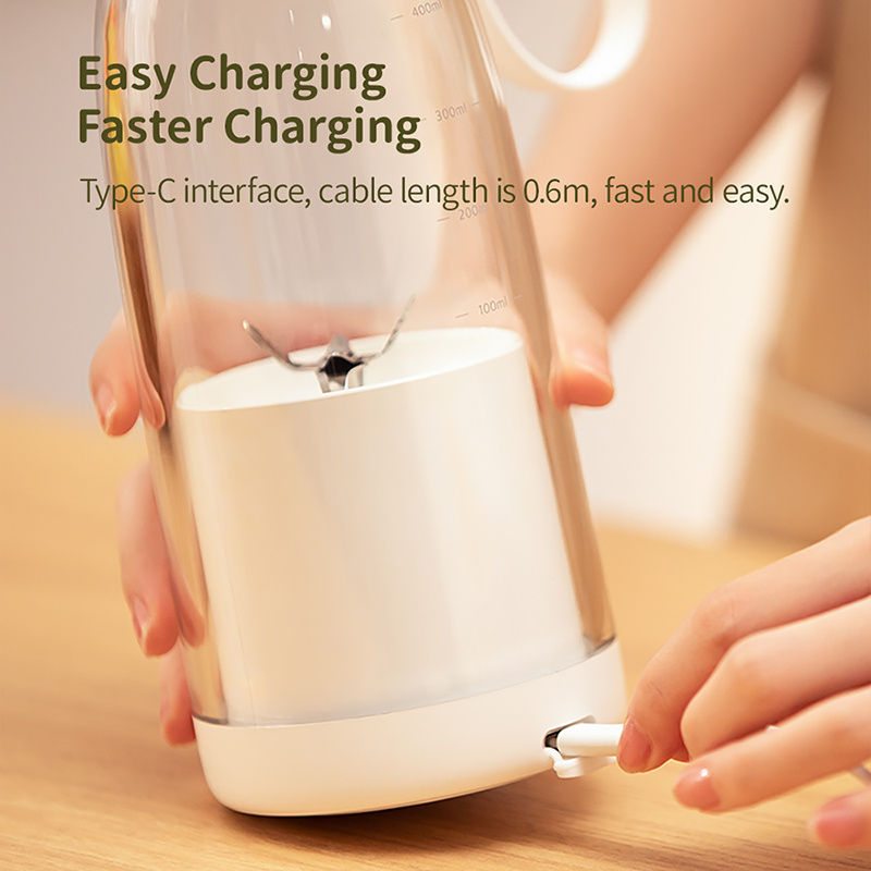 Thumbnail: 500ml Portable 2400mAh Wireless Fruit Mixers USB juicer Fresh Juice Bottle Blend