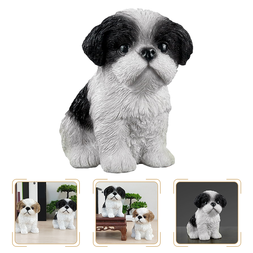 Thumbnail: Ornaments Resin Craft Decor Decorations Desktop Dog Adornment Creative Exquisite