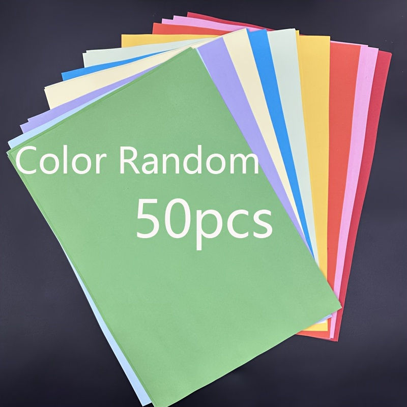 Thumbnail: 50pcs/100pcs Color A4 Paper 10 Color Copy Paper Printing Paper Color Hand Foldin