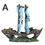 Thumbnail: Aquarium decor Fish Tank Decoration Landscape Pirate Ship Wreck Ship Vintage Res