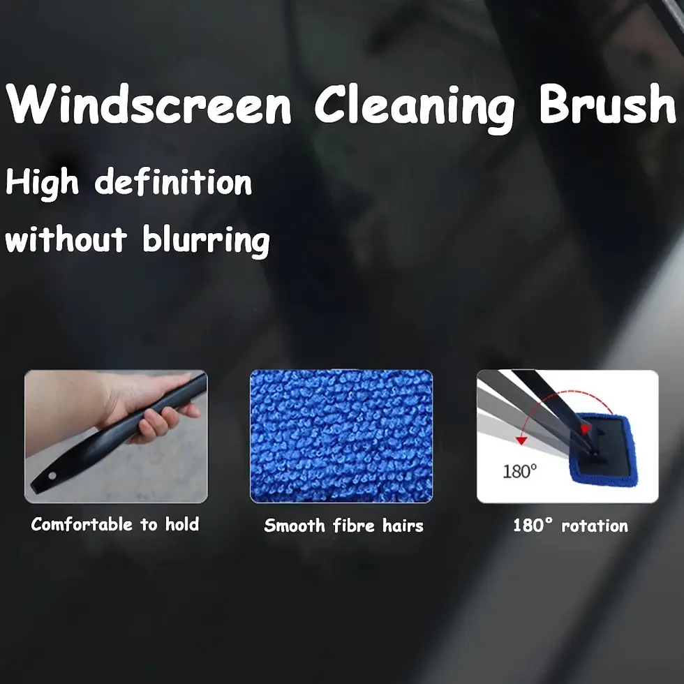 Thumbnail: Car Windshield Wiper Defogging Cleaning Brush Car Front Window Wiper Tool Cleani