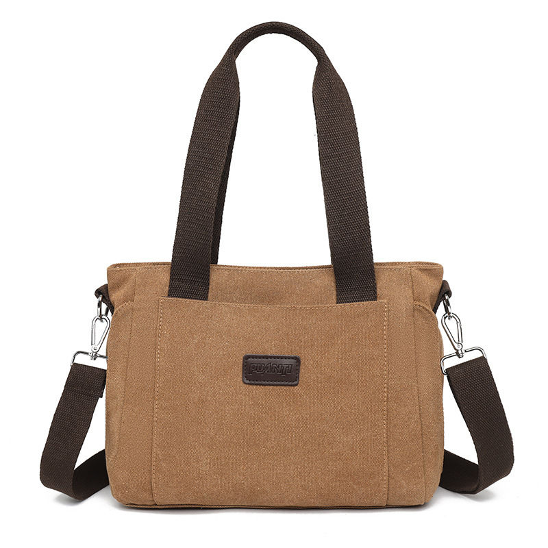 Thumbnail: Women Handbags Ladies Canvas Shopping Tote Bag Clutch Female Crossbody Bags