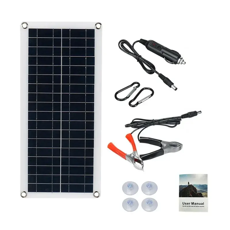 Thumbnail: 20W-1000W Solar Panel 12V Solar Cell 100A Controller Solar Panel for Phone RV Ca