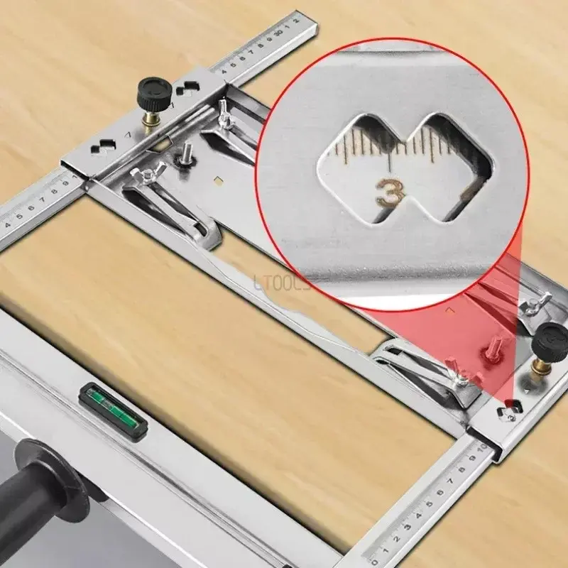 Thumbnail: Electricity Circular Saw Trimmer Machine Guide Positioning Cutting Board Tools W