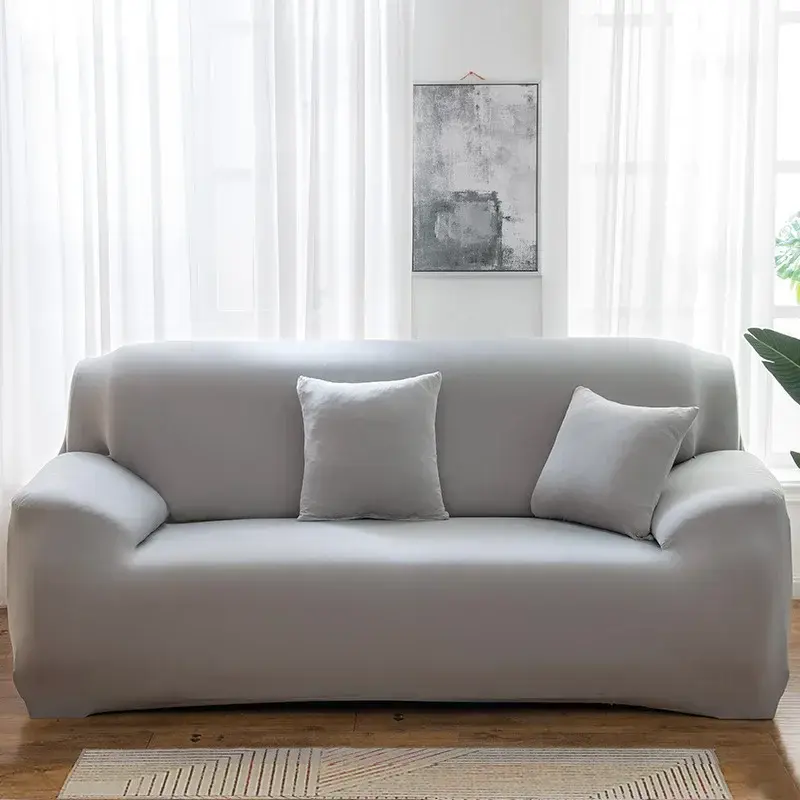Thumbnail: 2 Seater Silk Cool Sofa Cover for Living Room Corner Couch Cover