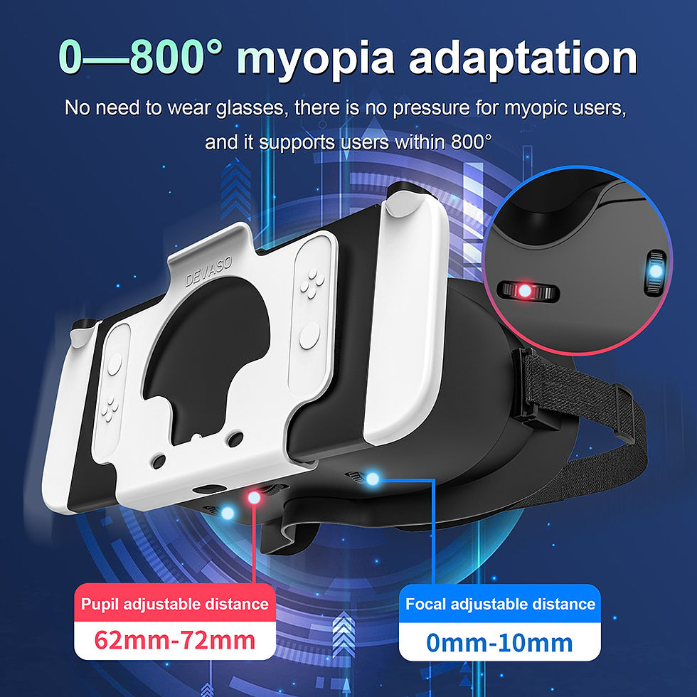 Thumbnail: 3D Virtual Reality Glasses Immersive Experience VR Headset VR Goggles Headset Co