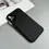 Thumbnail: Luxury Full Black Silicone Matte Phone Case For iphone 17 Air 16 15 14 13 12 11 