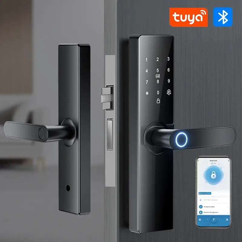 Thumbnail: Smart electronic door locks Fingerprint biometrics Smartlock Application control