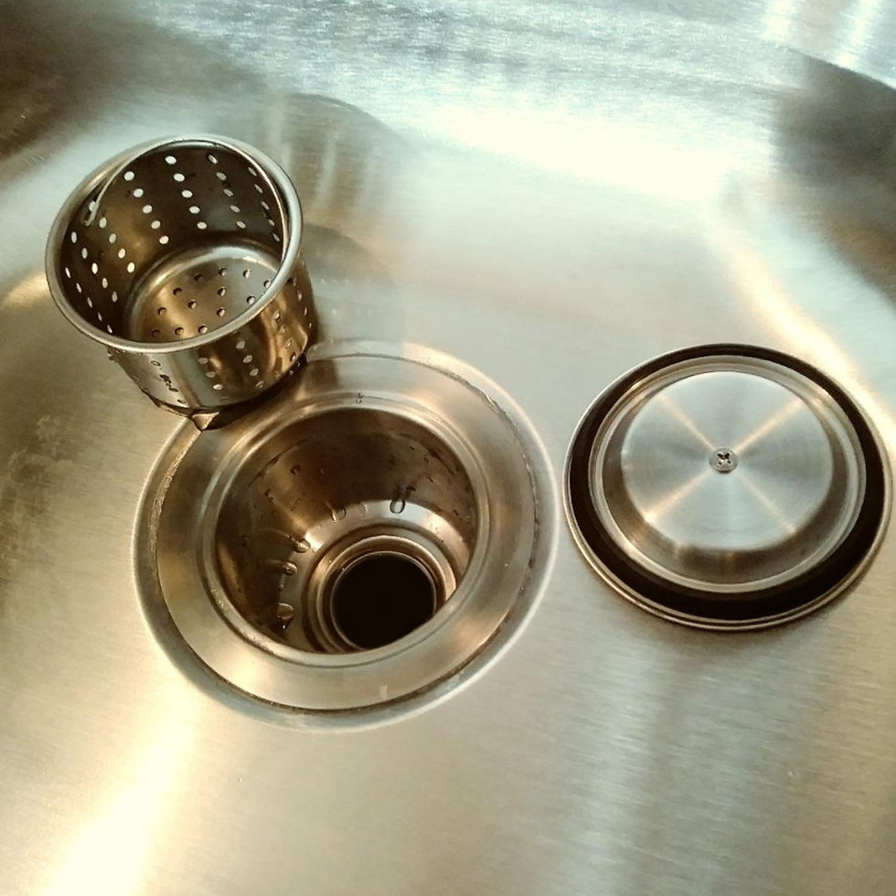 Thumbnail: Stainless Steel Sink Drain Strainer Home Kitchen Hardware Tools With Removable D