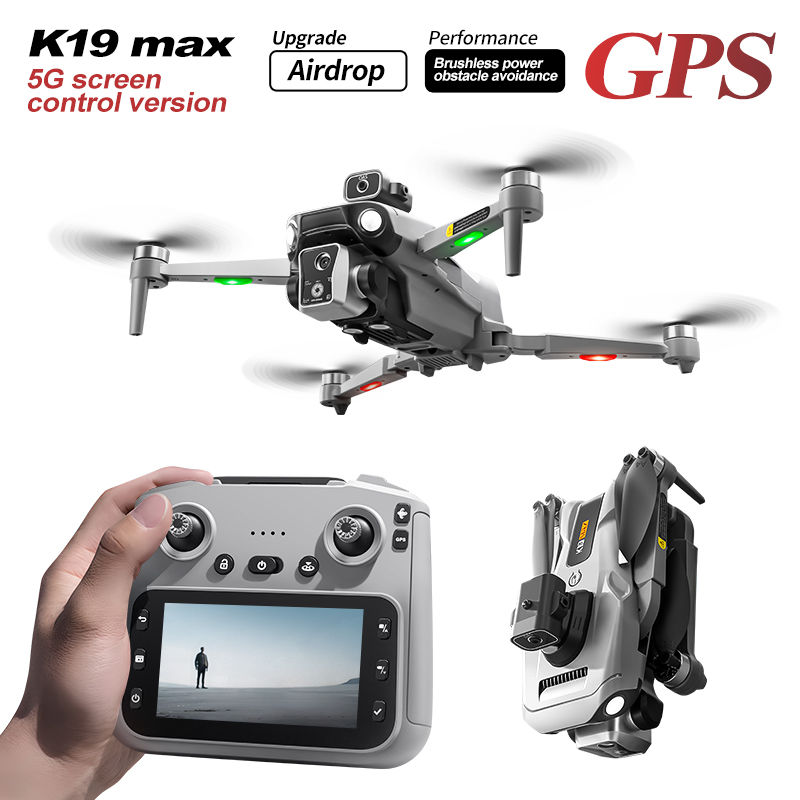 Thumbnail: Large Screen Drone 4.5-Inch Screen 360° All-Round Laser Obstacle Avoidance GPS