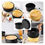Thumbnail: Non Stick Pizza Pan Set for Air Fryer and Oven Cooking Round Cake Baking Pan for