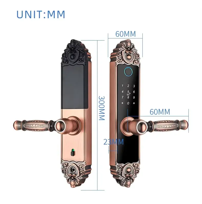 Thumbnail: Smart Home Digital Lock Electronic Fingerprint Smart Lock European Home Indoor D