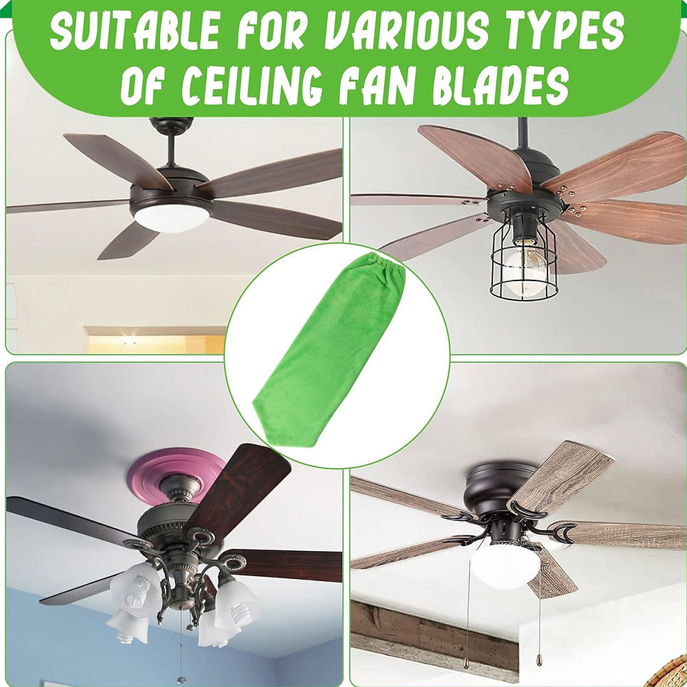 Thumbnail: Cleaning High Ceiling Fan Washing Duster Wipe Ceiling Fan Duster Cleaner Fan Bla