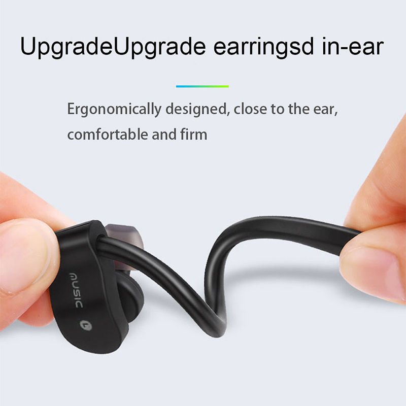 Thumbnail: Wireless Headphones Earloop Ear Hook Earbuds Wireless Bluetooth Headset Handsfre