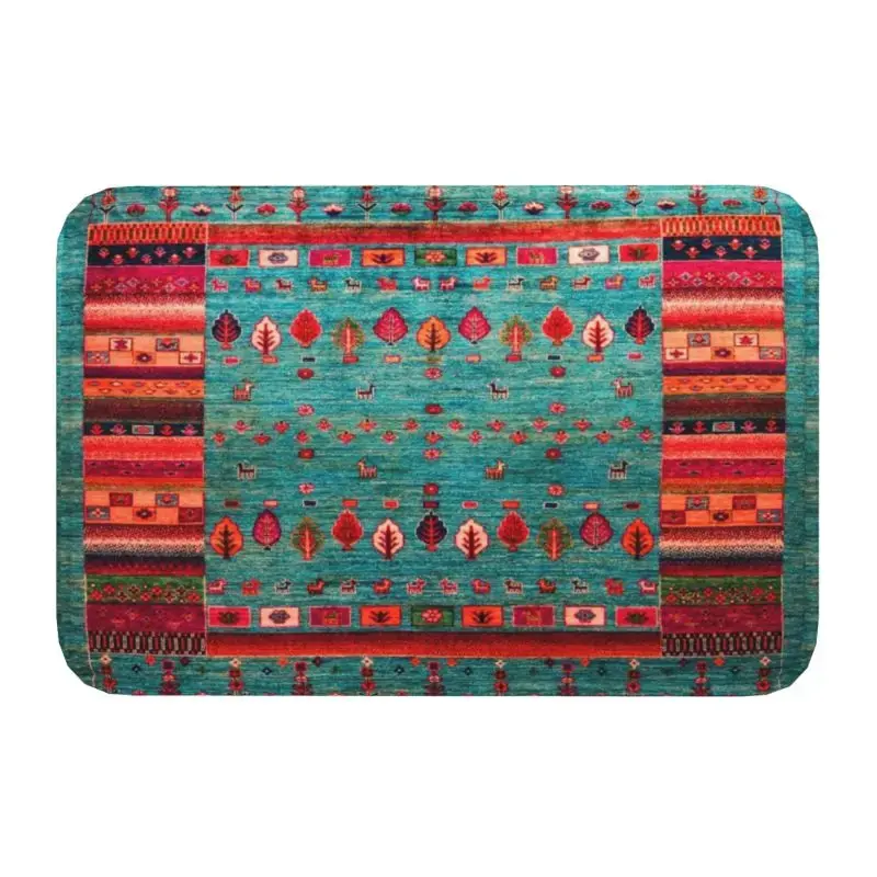 Thumbnail: Moroccan Berber Rug Boho Style Front Door Mat Anti-Slip Antique Bohemian Geometr