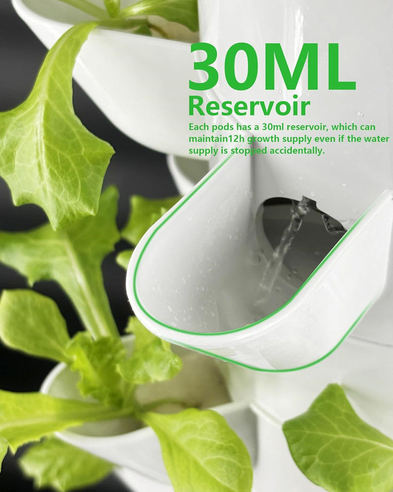 Thumbnail: Hydroponic Growing System 6 Layers 3 Plant Sites 18 Holes , Home Gardening Syste