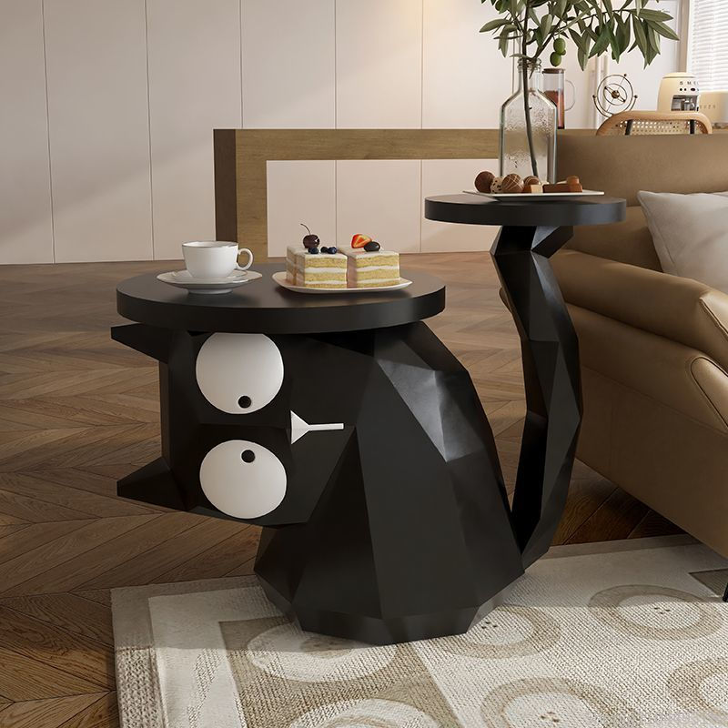 Thumbnail: Cat Floor Decorations Resin Material Living Room Side Table Creative Bedroom Nig