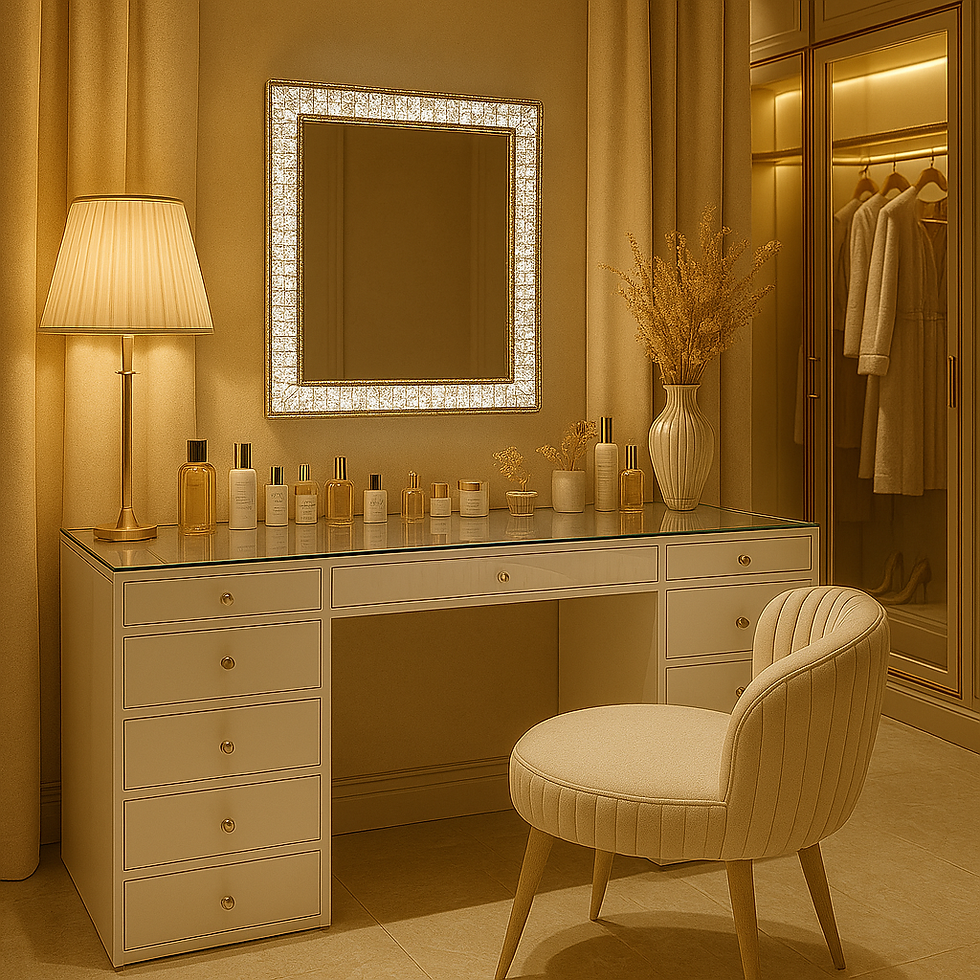 Thumbnail: Luxury Bedroom Vanity Dressing Table Designs Dressing Room Vanity Cabinet Glass