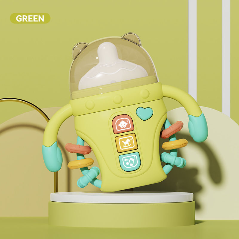 Thumbnail: Electronic baby bottle-shaped toys/rattle toys/musical toys, songs/English words
