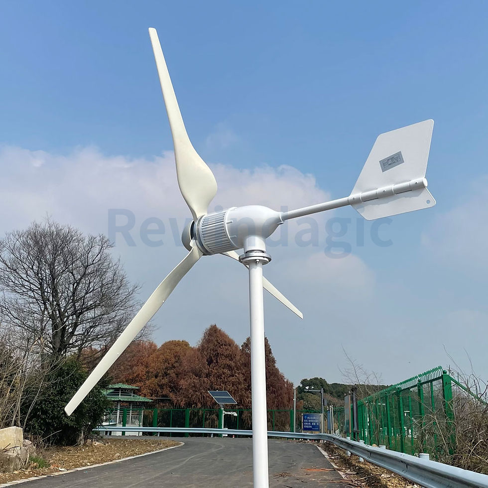 Thumbnail: 20KW Wind Turbine New Energy Big Power 24V 48V 96V 3 Blades With Hybrid Controll