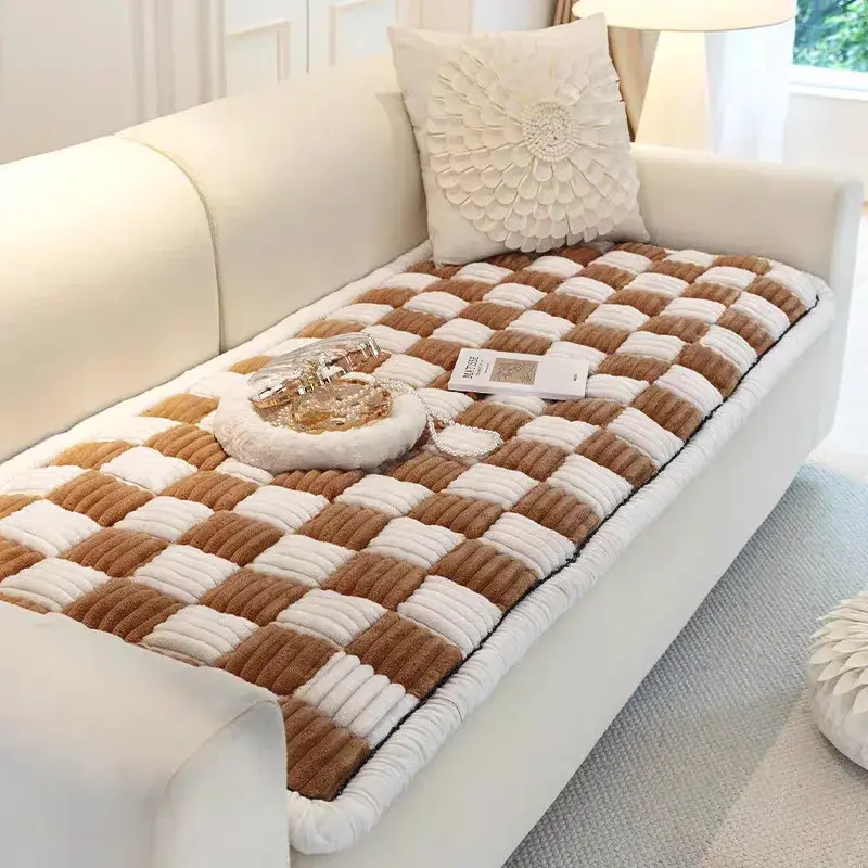 Thumbnail: Thick Hand-Stitched Small Rug - Universal and Comfortable for Living Room, Sofa,