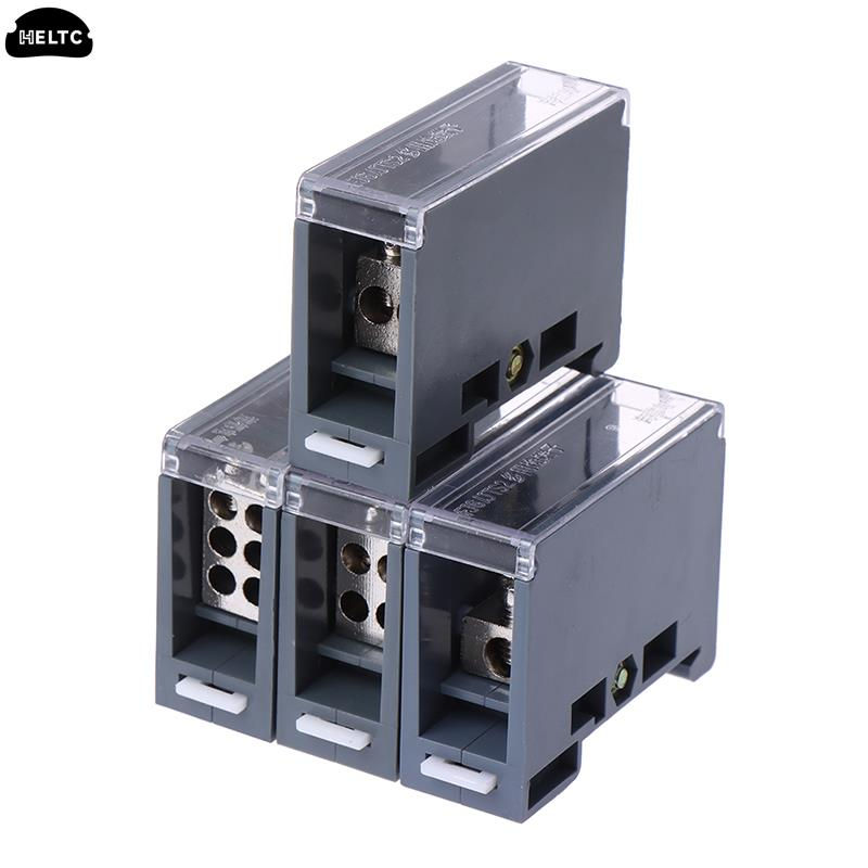 Thumbnail: 1PCS 150A Din Rail Terminal Block Distribution Box One in Multiple out Universal