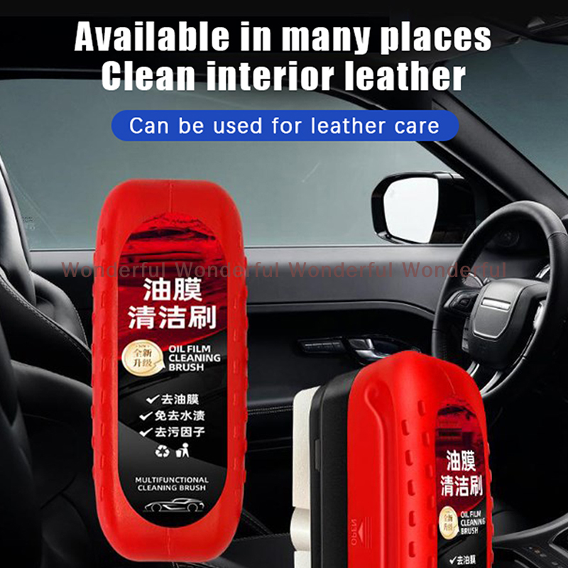 Thumbnail: Car Window Glass Cleaner Removes Dirt Car Cleaning Brush Car Glass Glossy Powerf