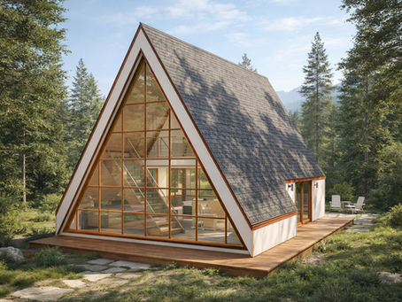 modern a frame house design 