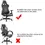 Thumbnail: Jacquard Gaming Chair Covers Elastic Office Chairs Cover Armchair Slipcover Comp