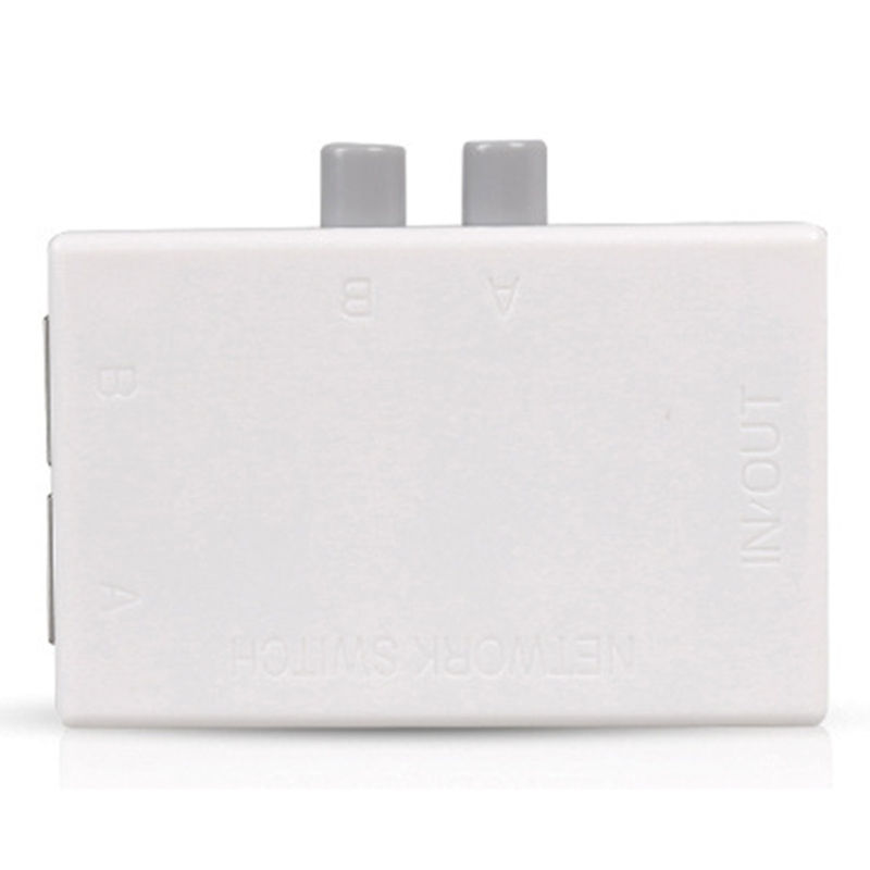 Thumbnail: 2 Port RJ45 Networks Switches Selector 2 In 1 Out Internal External Switches