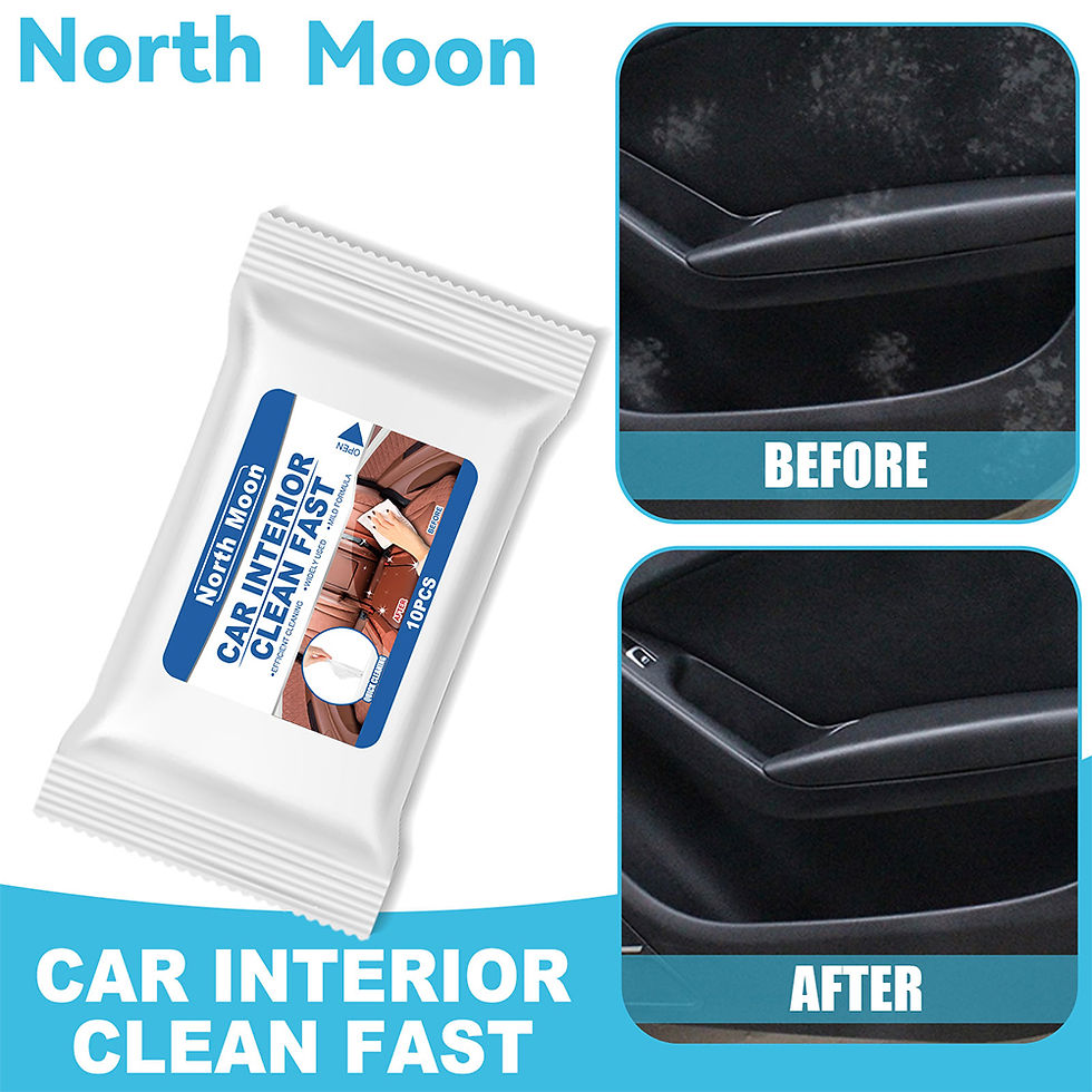 Thumbnail: Disposable Car Interior Cleaning Wet Wipe Dashboard Console Carpet Leather Towel