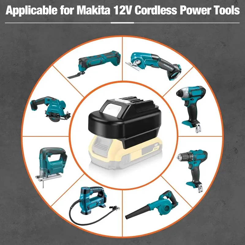 Thumbnail: Battery Adapter for Dewalt to for Makita12V Tools for Dewalt 20V for Milwaukee 1